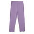 Trotter Street Kids Scallop Leggings - Lavender