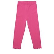 Trotter Street Kids Scallop Leggings - Pink