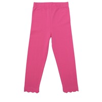 Trotter Street Kids Scallop Leggings - Pink