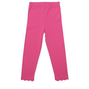 Trotter Street Kids Scallop Leggings - Pink
