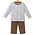 Trotter Street Kids Woodland Friends Pants Set