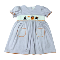 Whimsy Bay Tricks & Treats Knit Smocked Dress