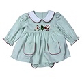 Whimsy Bay Christmas Crew Collared Skirted Bubble