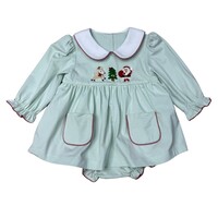 Whimsy Bay Christmas Crew Collared Skirted Bubble