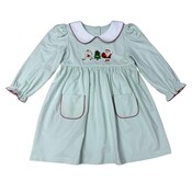 Whimsy Bay Christmas Crew Collared Dress