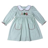 Whimsy Bay Christmas Crew Collared Dress