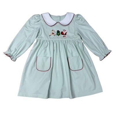 Whimsy Bay Christmas Crew Collared Dress