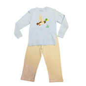 Squiggles Up Up and Away Duck Shirt and Pants Set
