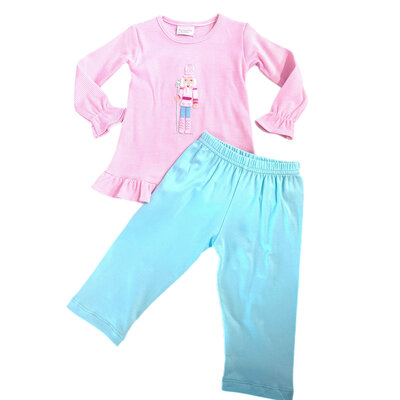 Squiggles Pastel Nutcracker Top and Legging Set