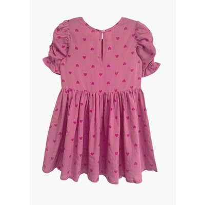 Mabel and Honey | Isobella and Chloe Perfect in Pink Drop Waist Dress