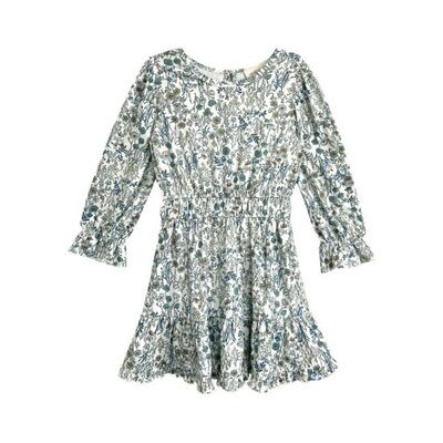 Blue Brooklyn Floral Dress