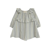 Mabel and Honey | Isobella and Chloe Blue Brooklyn Stripe Dress
