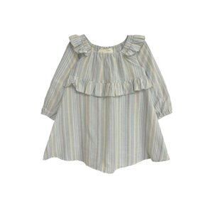 Mabel and Honey | Isobella and Chloe Blue Brooklyn Stripe Dress
