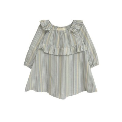 Mabel and Honey | Isobella and Chloe Blue Brooklyn Stripe Dress