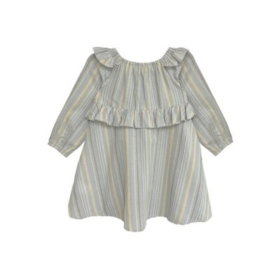 Mabel and Honey | Isobella and Chloe Blue Brooklyn Stripe Dress