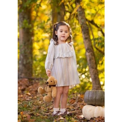 Mabel and Honey | Isobella and Chloe Blue Brooklyn Stripe Dress