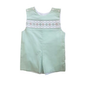 Lulu Bebe Sage Smocked Shortall