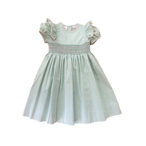 Lulu Bebe Sage Smocked Waist Dress