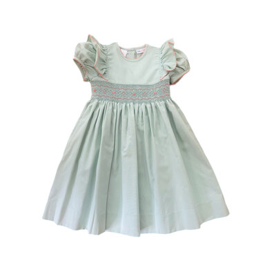 Lulu Bebe Sage Smocked Waist Dress