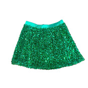 Lulu Bebe Green Sequin Skort