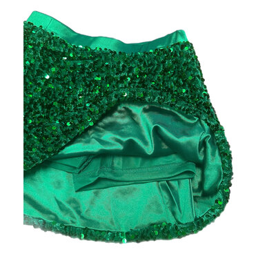 Lulu Bebe Green Sequin Skort