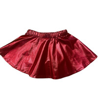 Lulu Bebe Metallic Red Skirt
