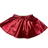 Lulu Bebe Metallic Red Skirt