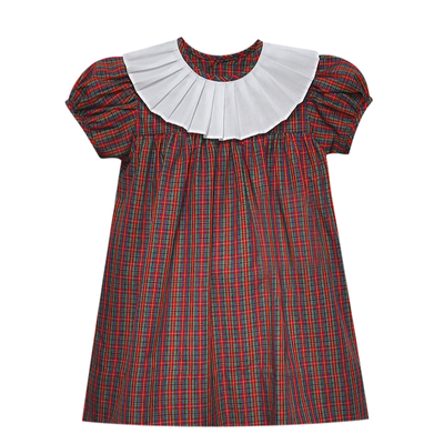 Remember Nguyen Red Plaid Presley Dress