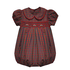 Remember Nguyen Red Plaid Julliette Smocked Bubble