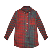 Remember Nguyen Red Plaid Authur Brother Button Down Shirt
