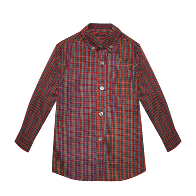 Remember Nguyen Red Plaid Authur Brother Button Down Shirt