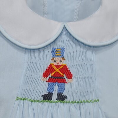 Baby Sen Blue Shay Soldier Apron Boy Bubble