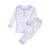 Baby Loren Unicorns Pima Two Piece Loungewear