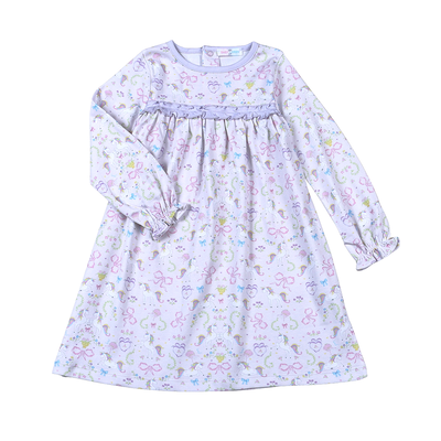 Baby Loren Unicorns Pima Play Dress
