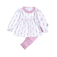 Baby Loren Twinkle Toes Pima Pant Set