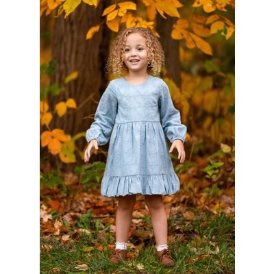 Mabel and Honey | Isobella and Chloe Blue Eva Dress