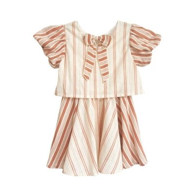 Mabel and Honey | Isobella and Chloe Peppermint Blush Dress