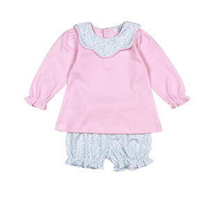 Baby Loren Nicolle Scallop Pima Bloomers Set