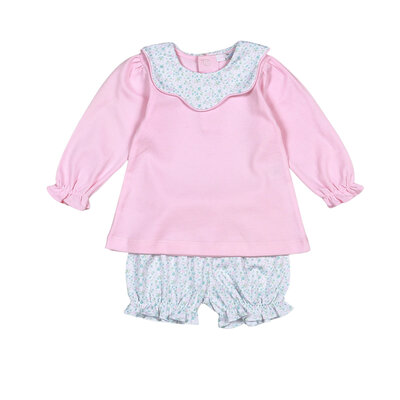 Baby Loren Nicolle Scallop Pima Bloomers Set