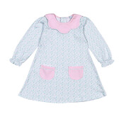 Baby Loren Nicolle Scallop Pima Dress