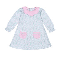 Baby Loren Nicolle Scallop Pima Dress