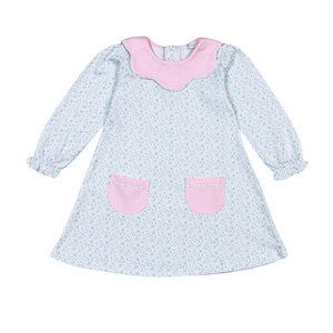 Baby Loren Nicolle Scallop Pima Dress