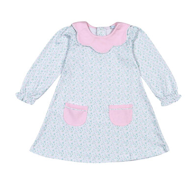 Baby Loren Nicolle Scallop Pima Dress