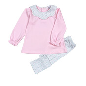 Baby Loren Nicolle Scallop Pima Pants Set