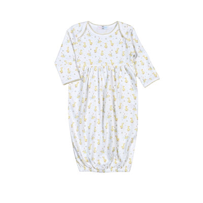 Baby Loren Baby Ducks in the Pond Pima Gown