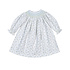 Baby Loren Mia Blue Floral Pima Hand Smocked Bishop Dress