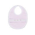 Baby Loren Sally Pink Stripes Hand Smocked Pima Bib