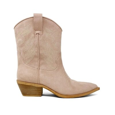 ShuShop Rose Suede Zahara Mini Boots