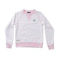 Prodoh Pink Tulle Stripe Girls Crew Control Sweatshirt