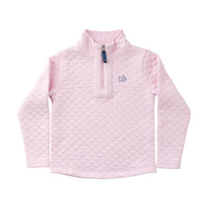 Prodoh Pink Tulle Quilted Zip Pullover